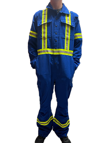 Royal Blue AR/FR Coverall W/ Snaps